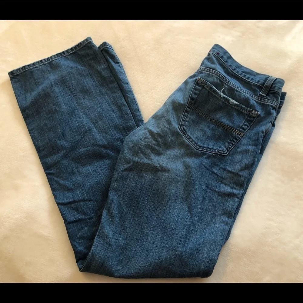 X2 Jeans 33 waist Distressed Blue Jeans Vintage Timeless Chic Streetwear Boho - Picture 1 of 9